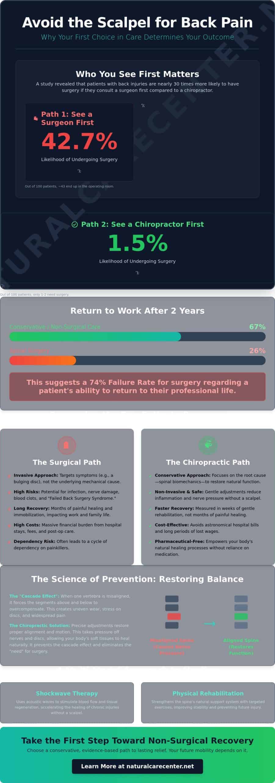 How to Avoid Back Surgery with Chiropractic Care: A Non-Invasive Guide for 2026