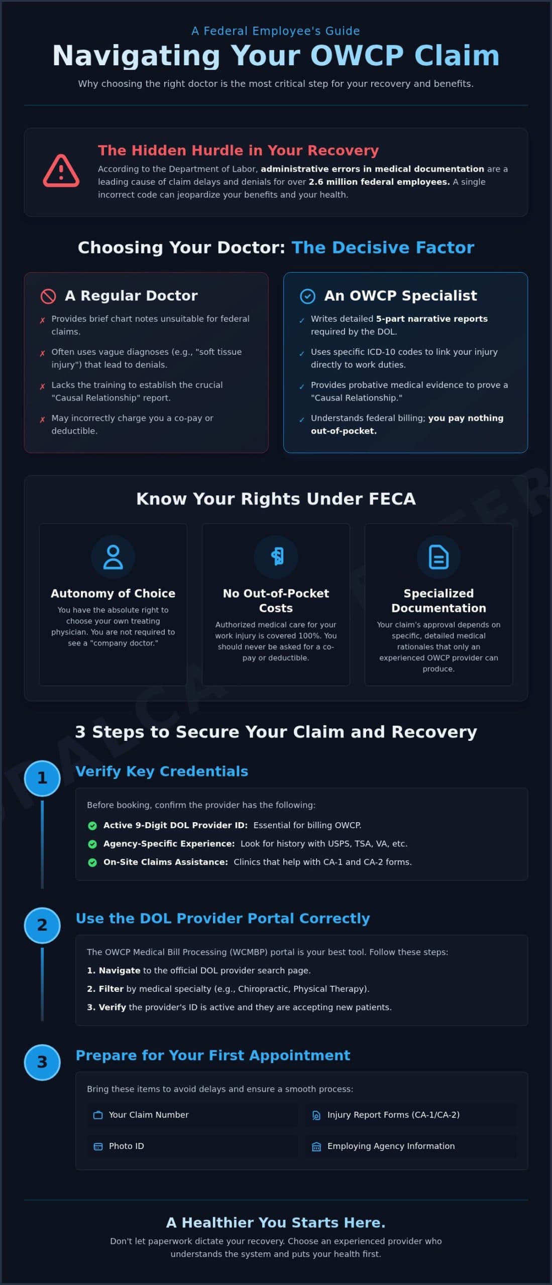 How to Find an OWCP Doctor: A Step-by-Step Guide for Federal Employees